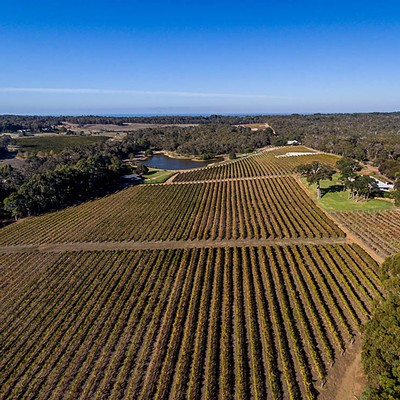 Aerial view of Simpson Estate